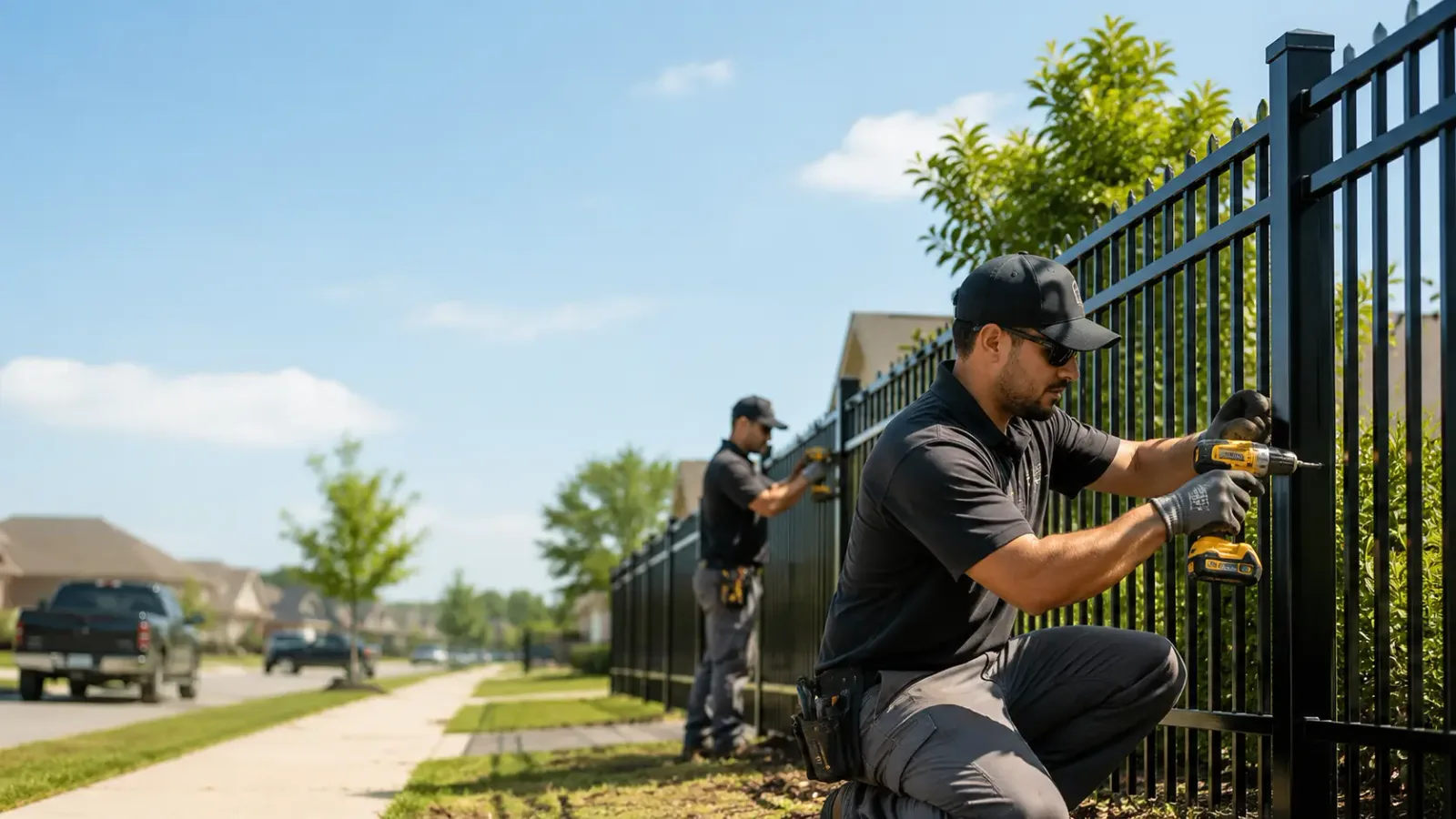 Metal Fence Installation in Lavaca, AR